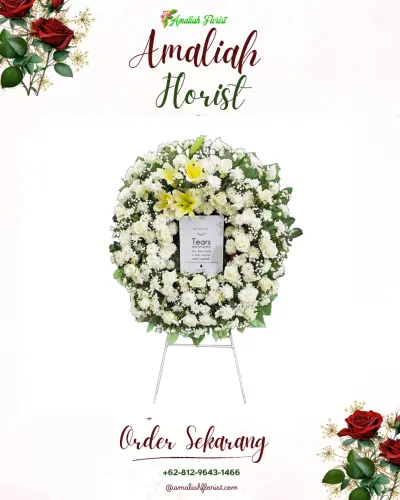 Krans Bunga Duka Cita di Banyurejo