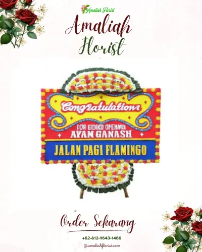 Bunga Papan Congratulation di Banyurejo